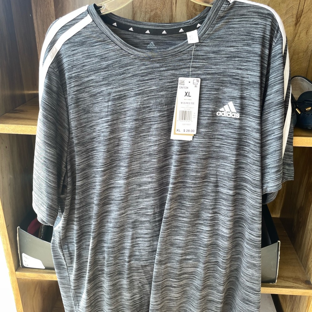 Adidas Men's Grey T-Shirt